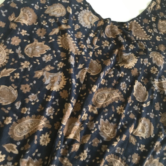 {Free People} NWOT Scoop-back Print Bodysuit - Picture 4 of 5