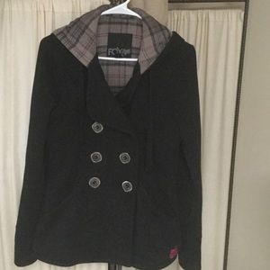 Pea style hooded jacket
