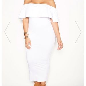 Rebdolls Halo White Maxi Dress.