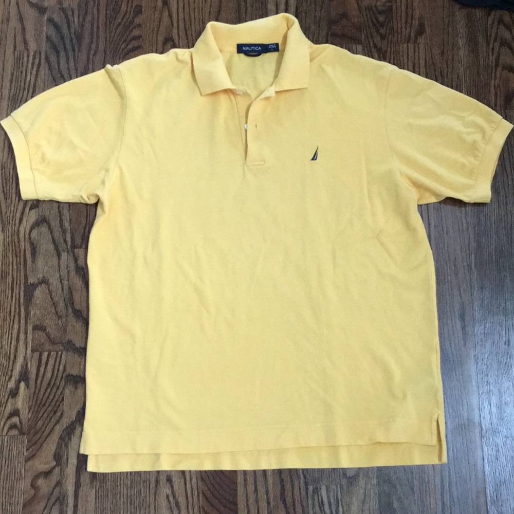 Bold Yellow Nautica Polo Shirt