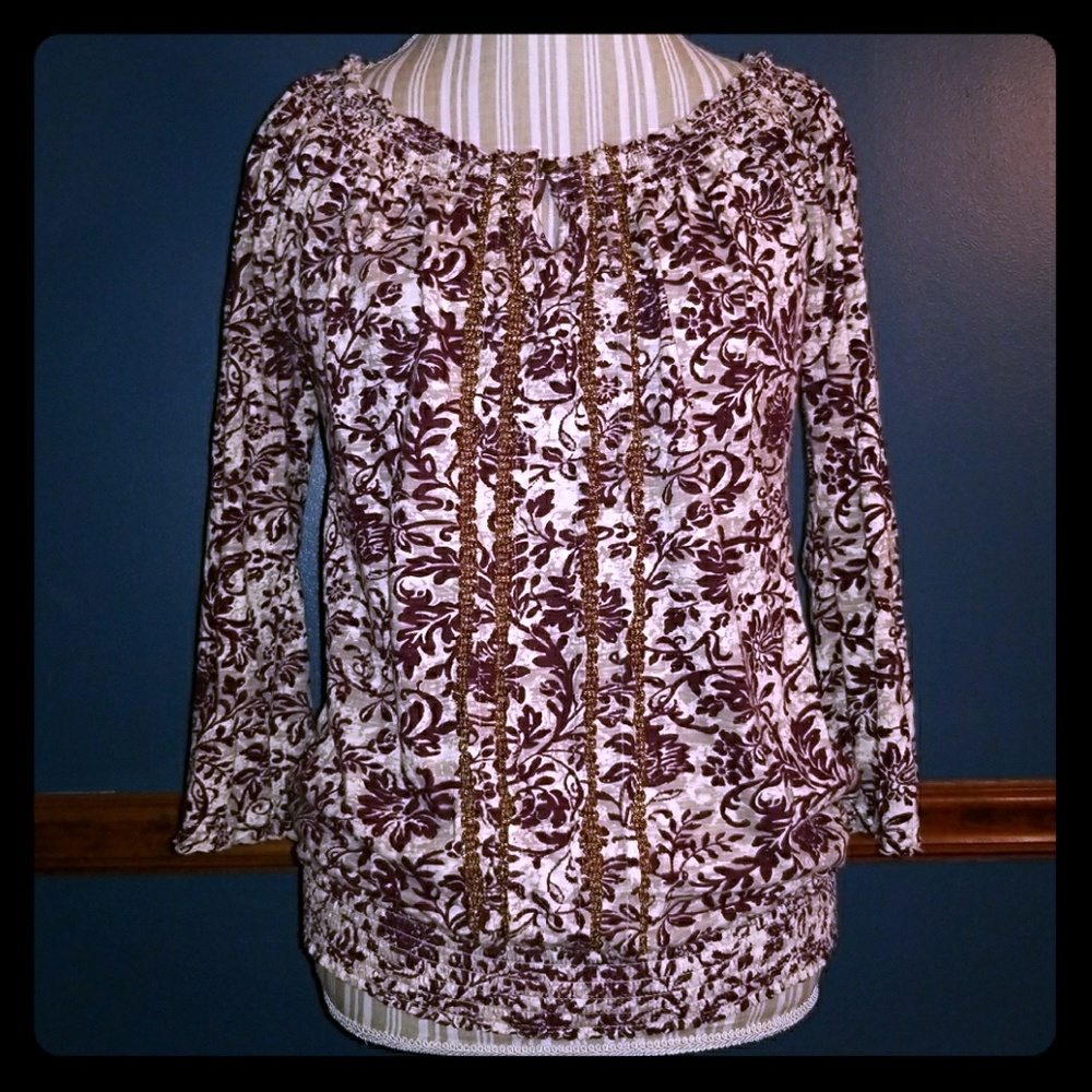 Lucky Brand Hobo Top Size L