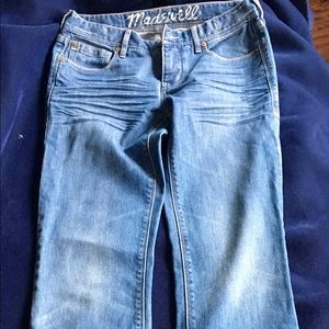 Blue denim Madewell Jeans 26x32