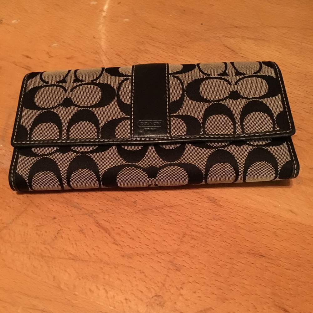 Authentic coach wallet