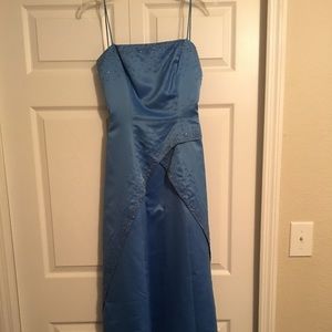 Blue Prom dress