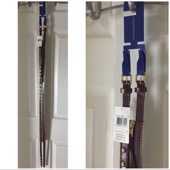 Rebecca Minkoff Dual zipper belt NWT - Picture 5 of 8