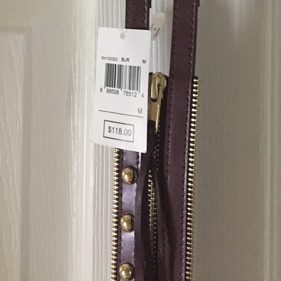 Rebecca Minkoff Dual zipper belt NWT - Picture 7 of 8
