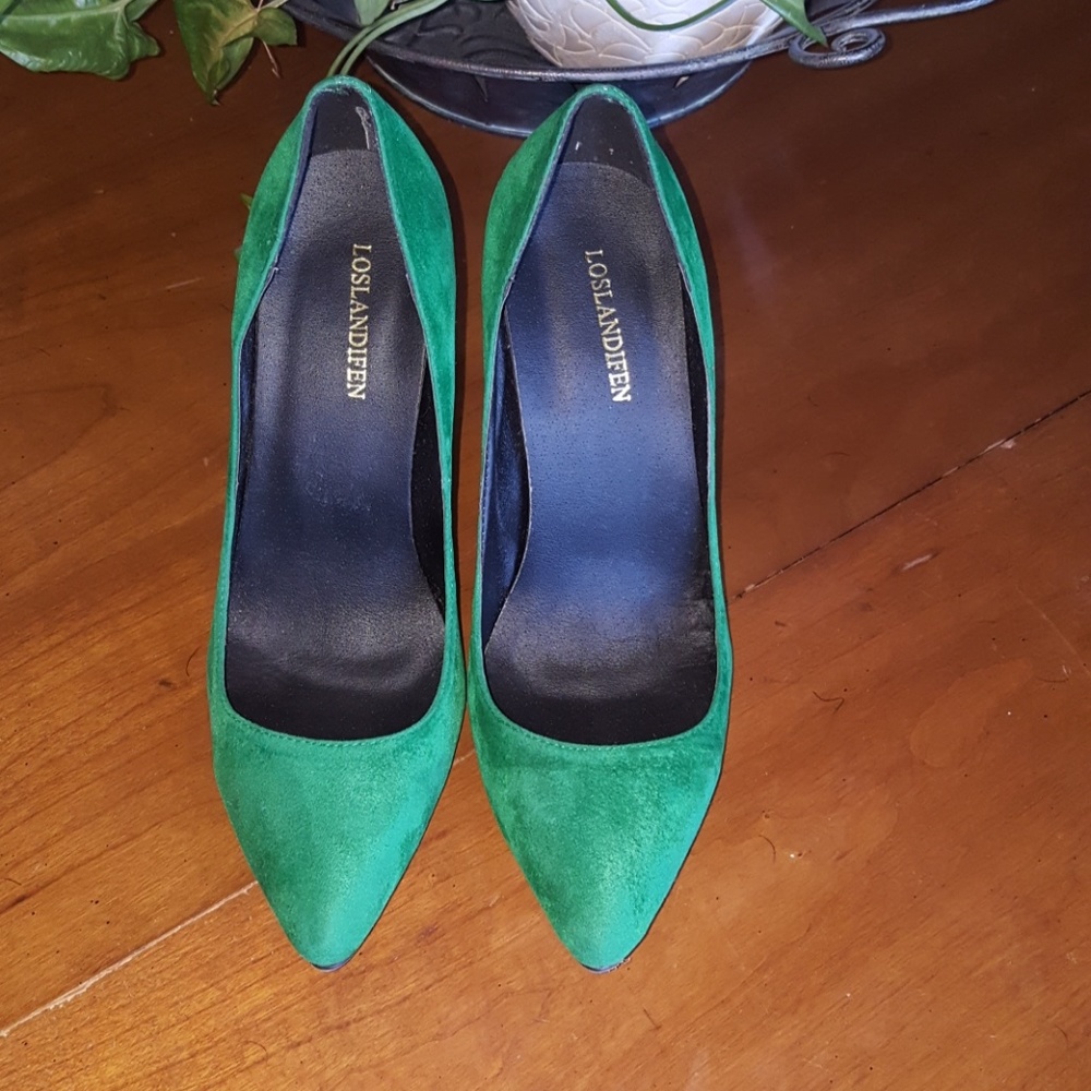 Los Landifen kelly green heels