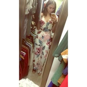 NWT Kendall + Kylie for Topshop Floral Jumpsuit