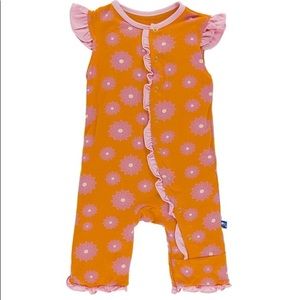 Kickee Pants Ruffle Tank Coverall 0-3