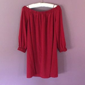 Alice and Olivia off-the-shoulder dress