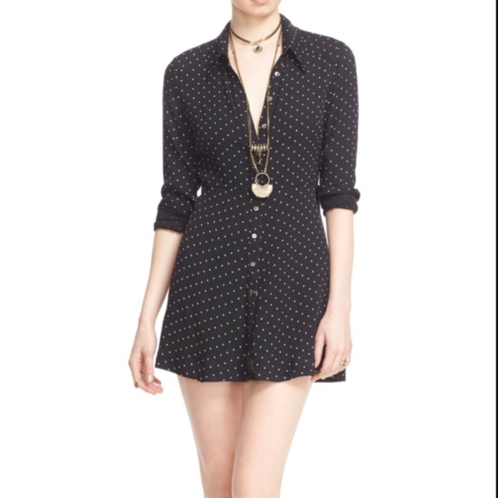 FREE PEOPLE Polka Dot Dress