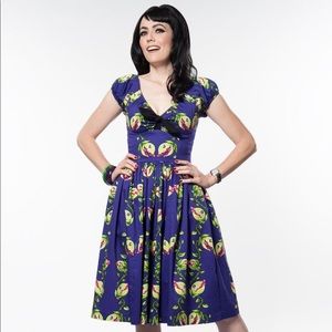 Pinup Girl clothing SOLD OUT Natalie flytrap xl