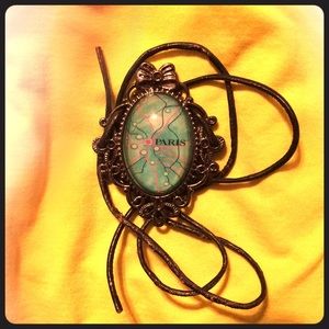 Paris bracelet  with distressed band