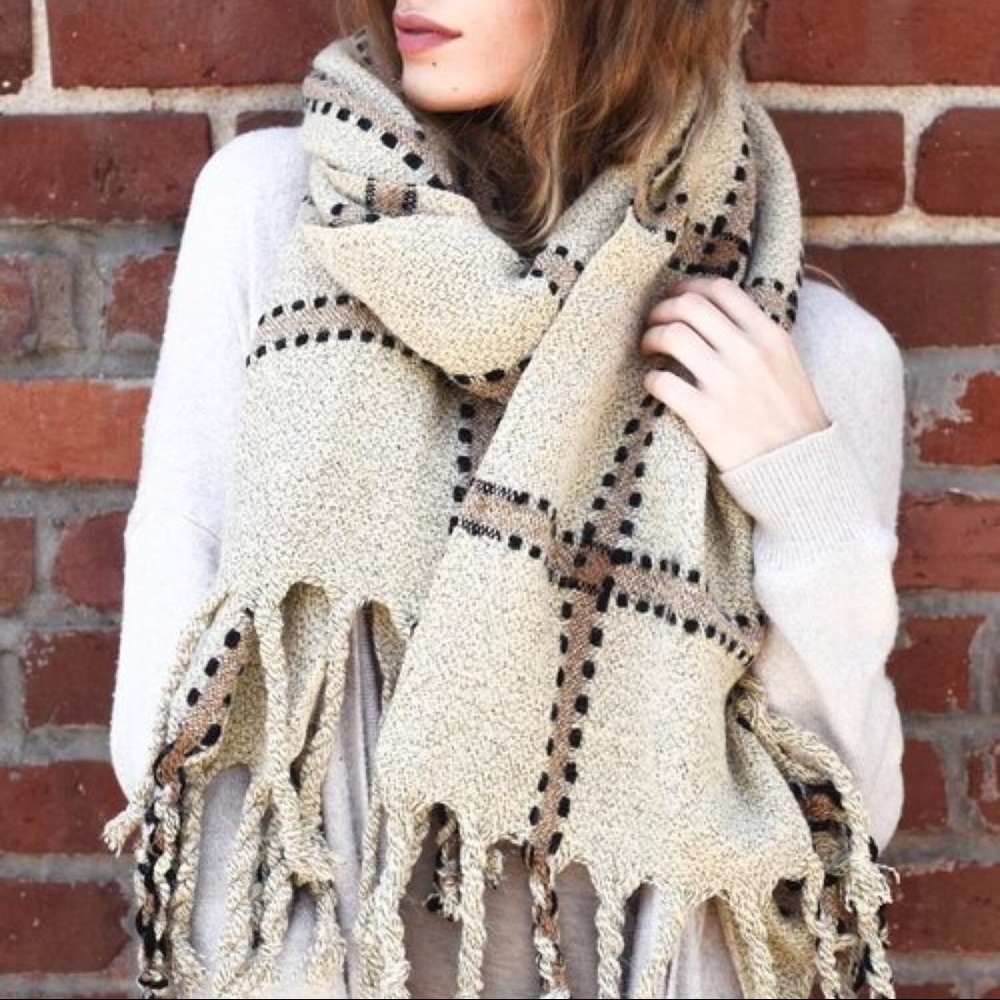3 PACKS Khaki Scarves