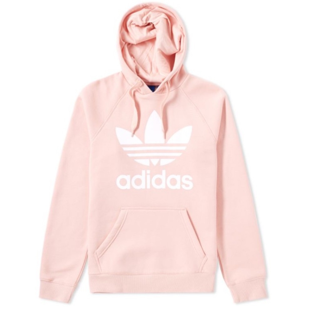 Vapour pink adidas hoodie