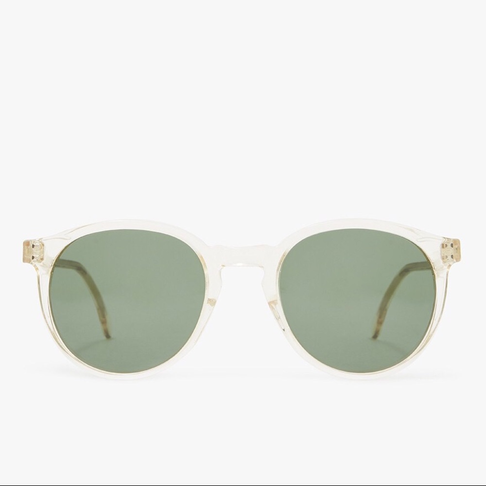 Illesteva Lily Sunglasses in Champagne/Olive