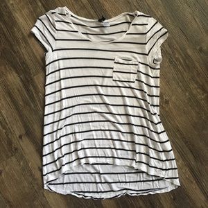 H&M Striped Pocket Tee | Sz M