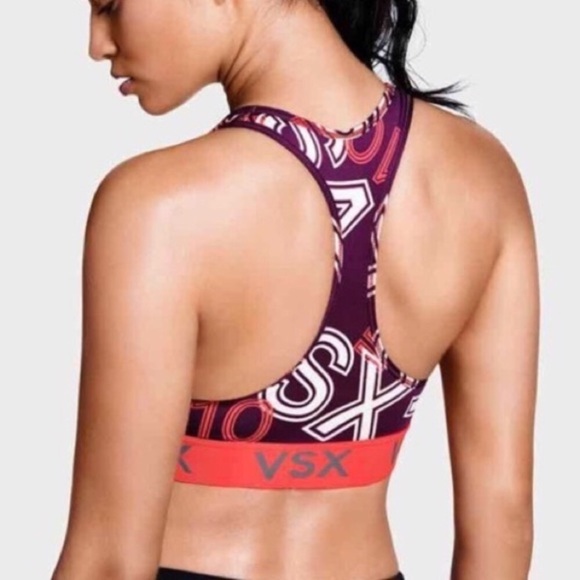 New Victoria's Secret VSX Racerback Sports Bra - Picture 2 of 6