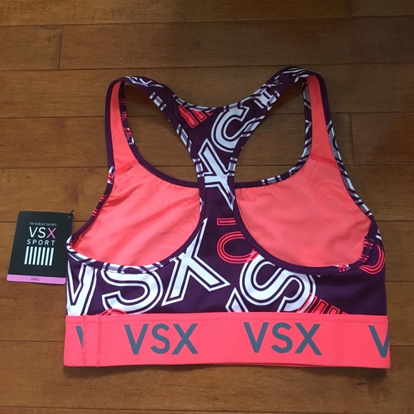 New Victoria's Secret VSX Racerback Sports Bra - Picture 4 of 6