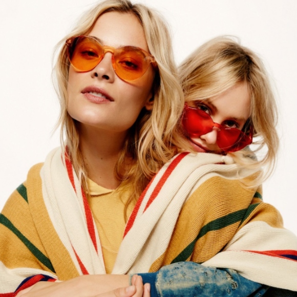 🦋SALE FREE PEOPLE SPECTRUM FRAMELESS SUNGLASSES - Picture 3 of 7