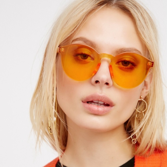 🦋SALE FREE PEOPLE SPECTRUM FRAMELESS SUNGLASSES - Picture 2 of 7