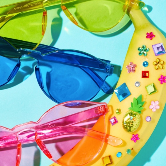 🦋SALE FREE PEOPLE SPECTRUM FRAMELESS SUNGLASSES - Picture 7 of 7