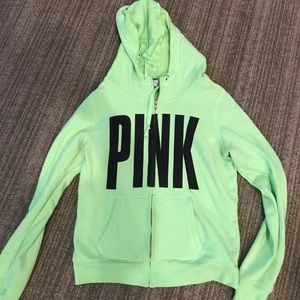 Pink zip up