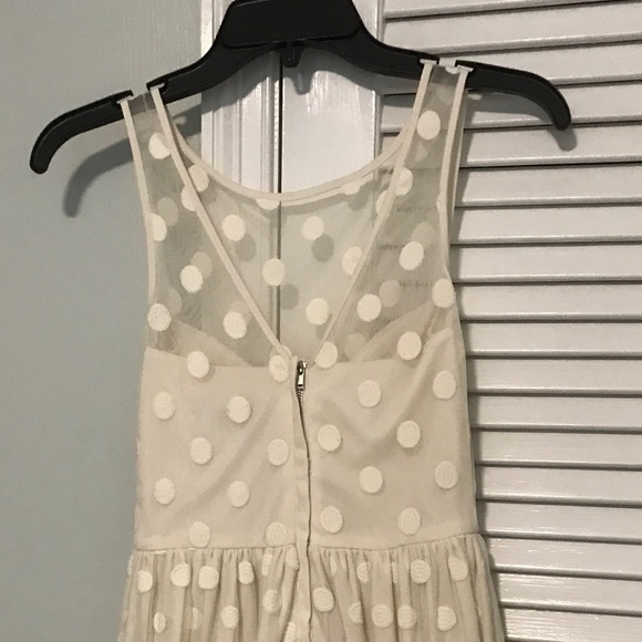 NWT Jill Stuart Ivory Polka Dot Dress - Picture 5 of 8