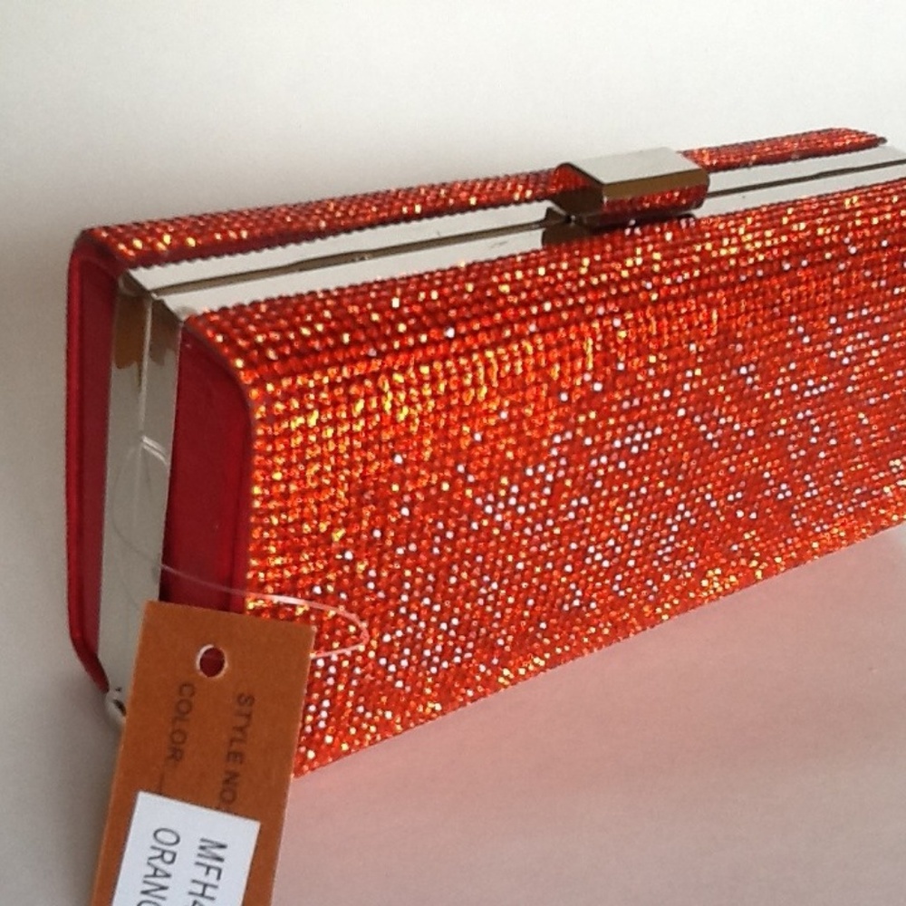 NEW.Evening Clutch Prom Wedding Purse RED