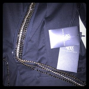 Rhinestone lined blazer. By Rock & Republic