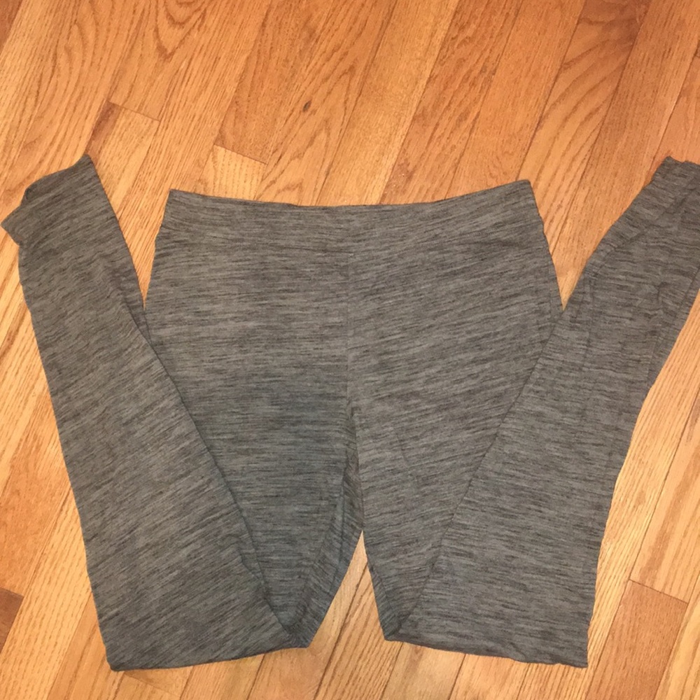 Express green and black leggings