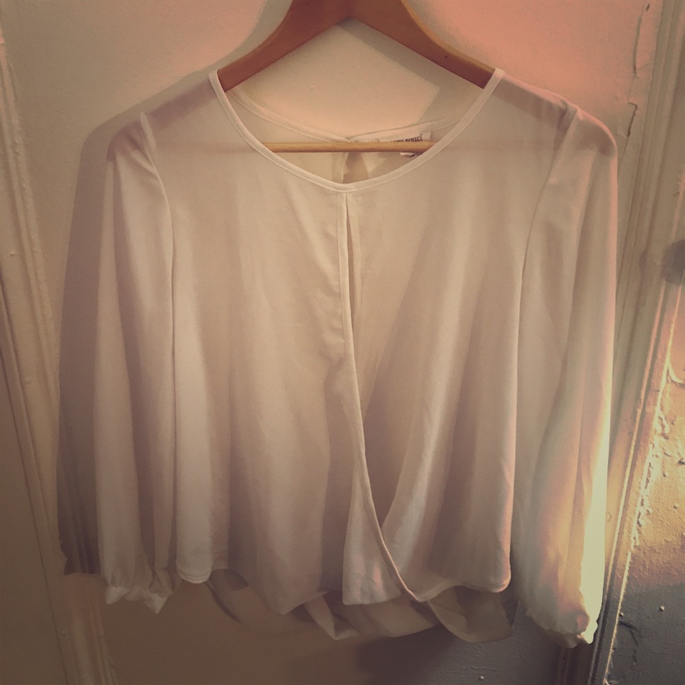 Size S White Sans Souci Blouse