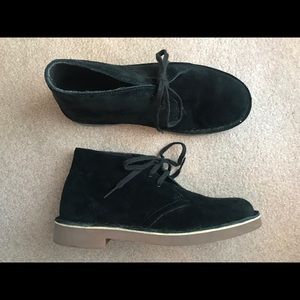 Black Suede Clark's
