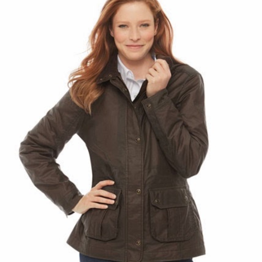 LL Bean Women's Waxed Cotton Field Jacket NWOT