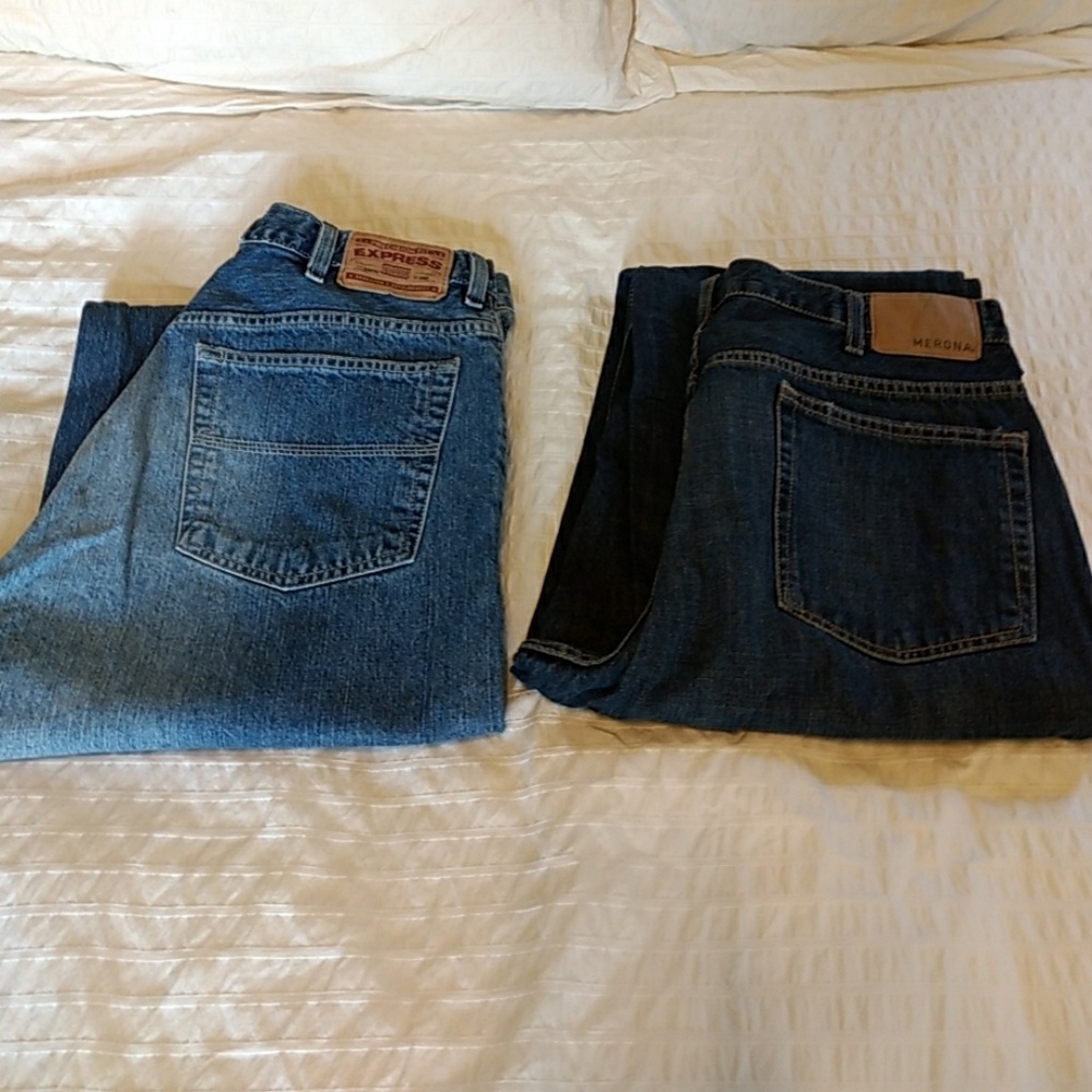 Express and Merona jeans bundle 38/30