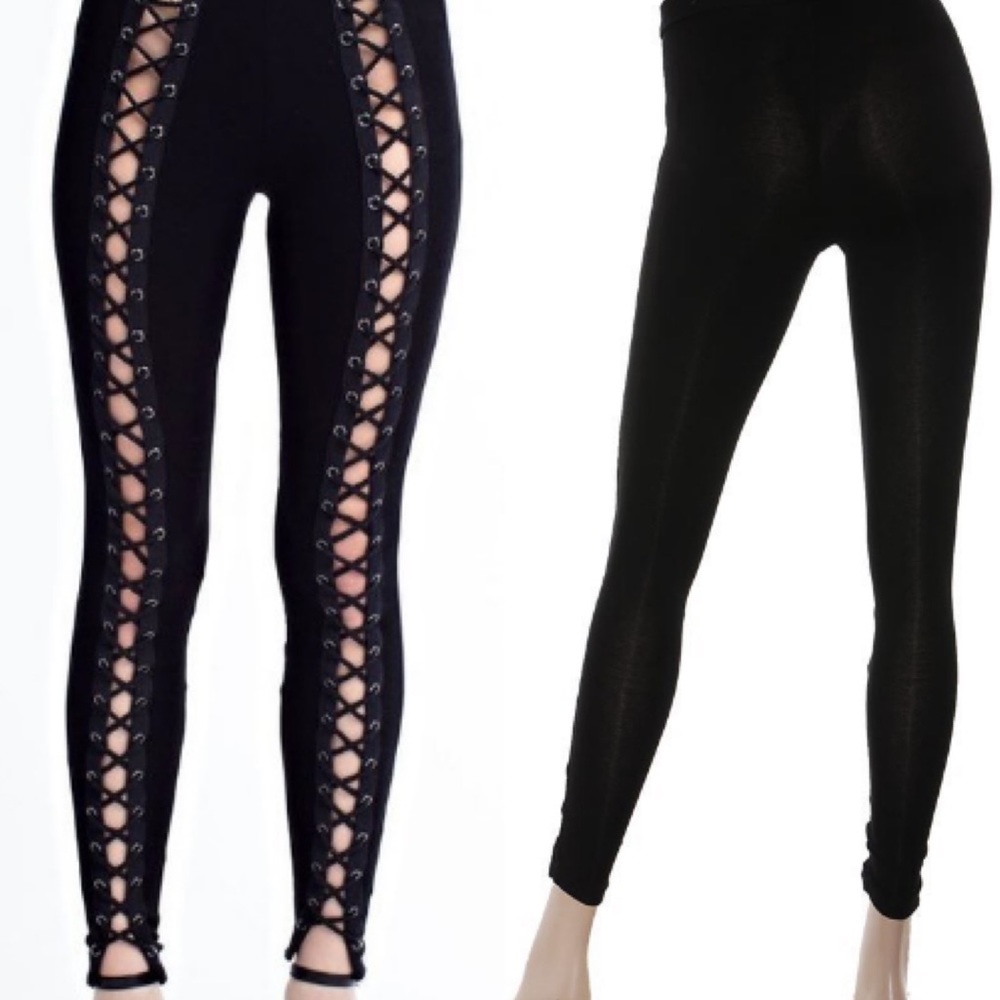 SOLD OUT ❌ Raven Lace Up Pants - Picture 6 of 8