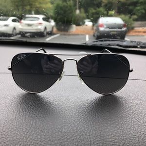 Polarized Ray-Ban aviators