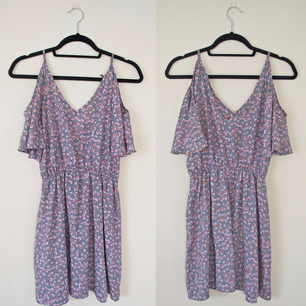 Floral Printed Off-Shoulder Dress