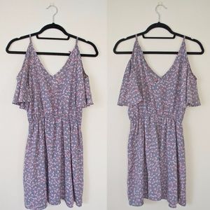 Floral Printed Off-Shoulder Dress