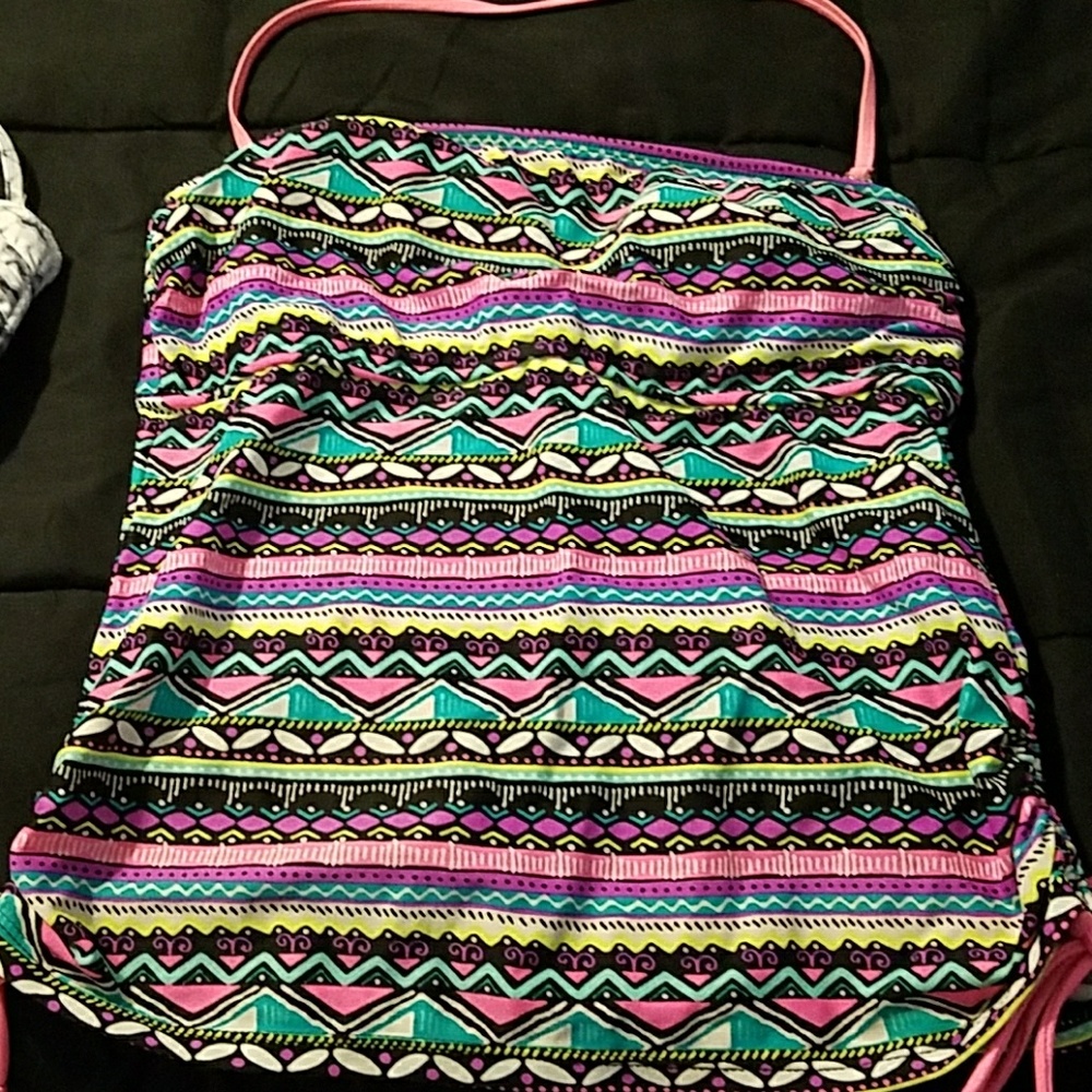 Multi colored swimsuit top