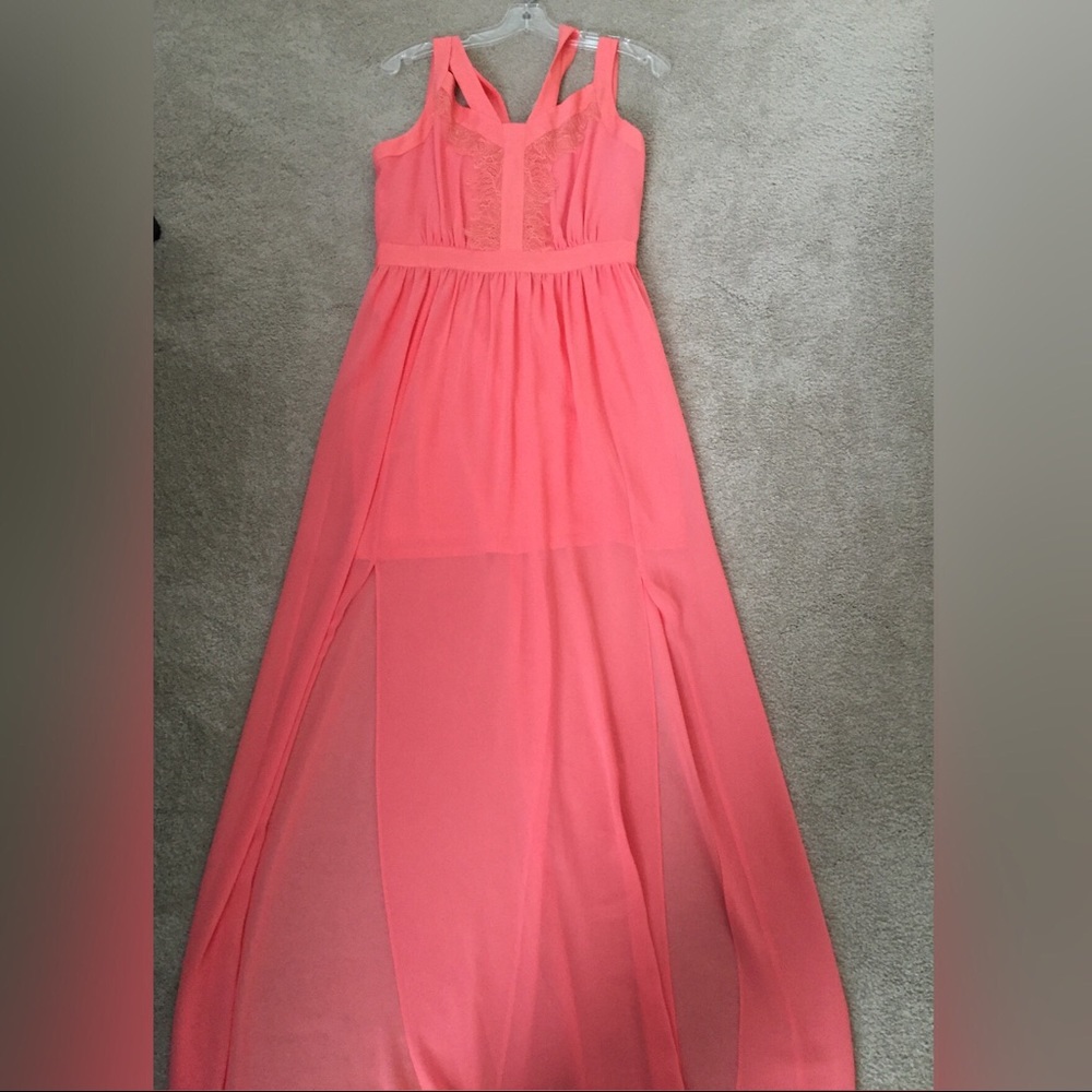 BCBGeneration size 10 new without tags sheer dress