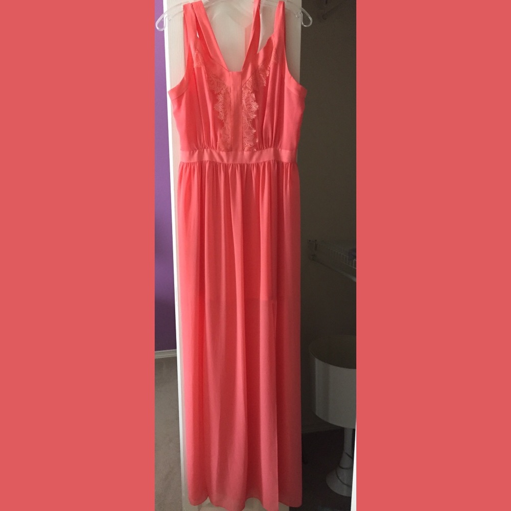 BCBGeneration size 10 new without tags sheer dress - Picture 2 of 7