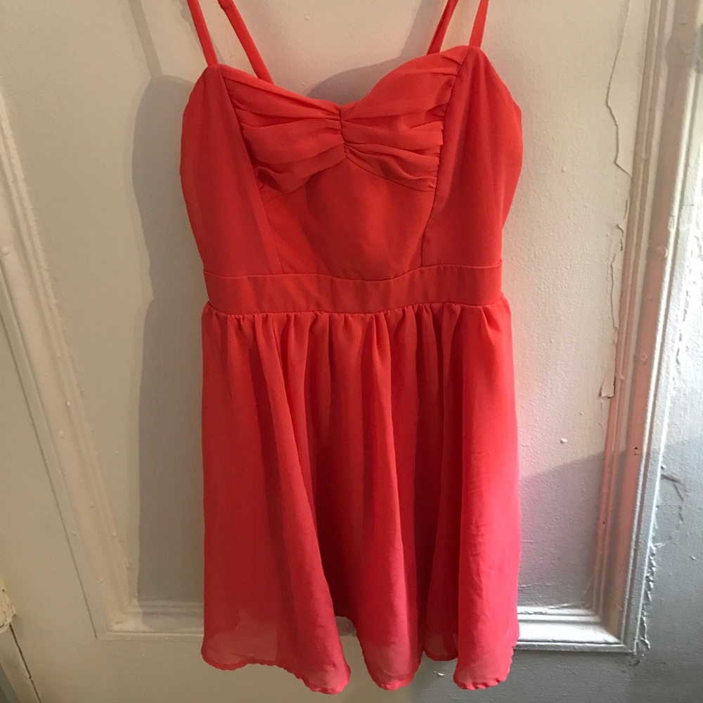 Small coral Forever 21 dress