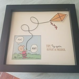 Peanuts framed pic