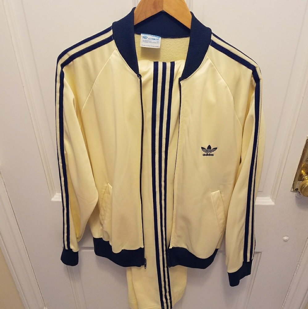 Vintage 1980's RUN DMC ADIDAS Unisex Jumpsuit Sz M