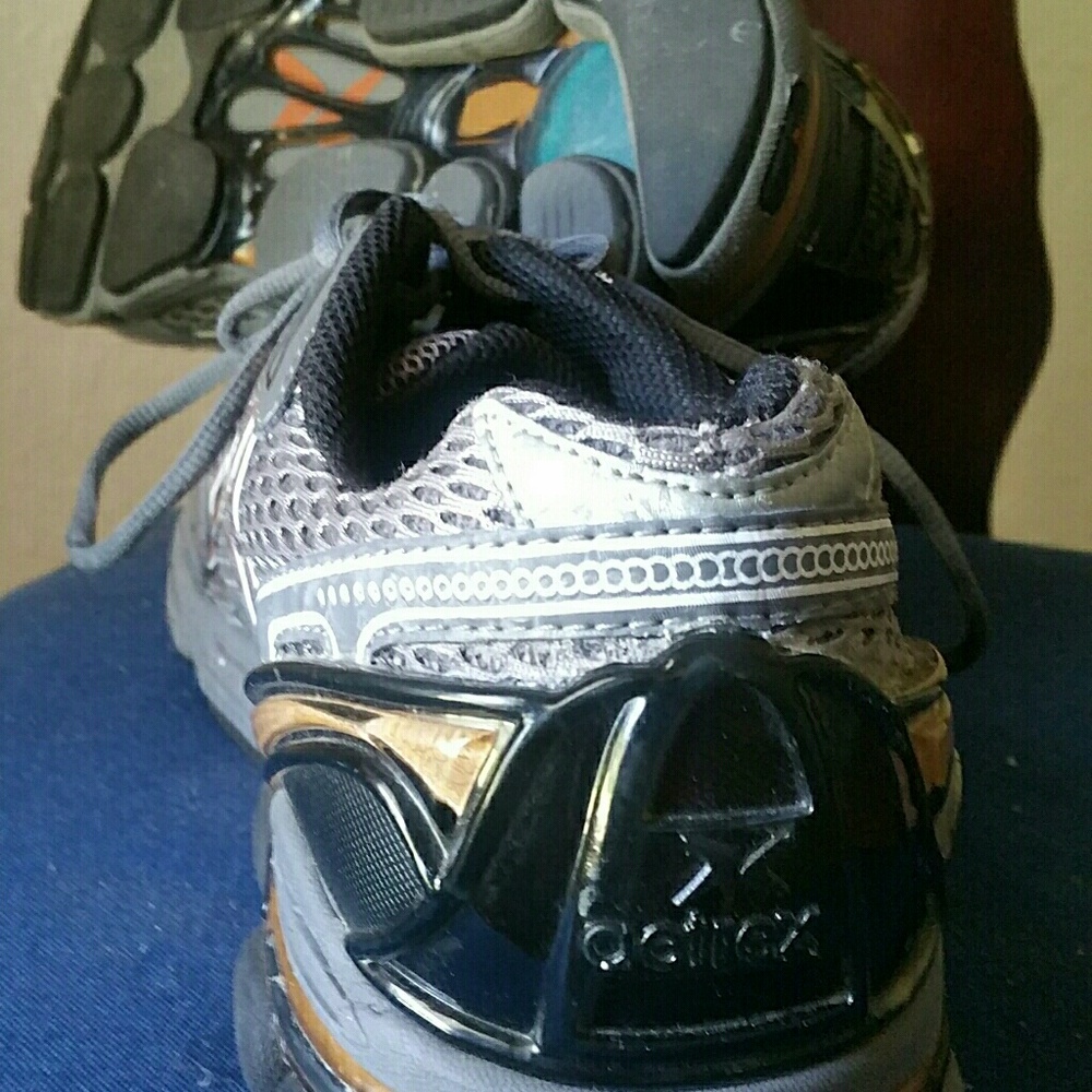 Aetrex Rx runner in gray/copper