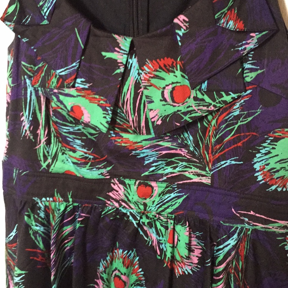 Adorable peacock inspired dress