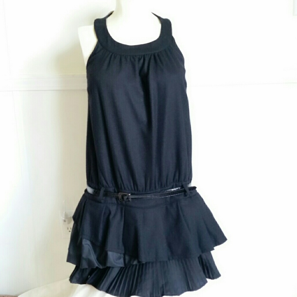 Wool Black Dress