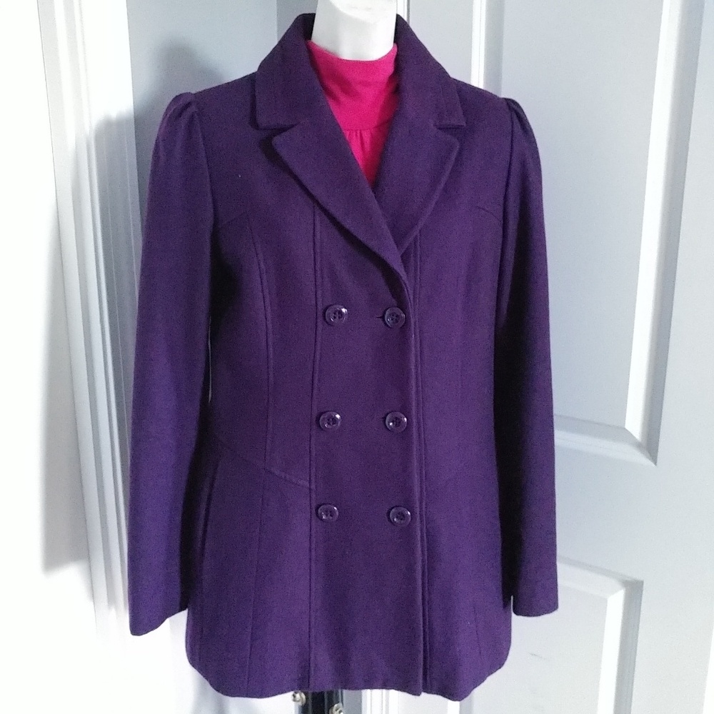 Guess Women's pea-coat Sz Large