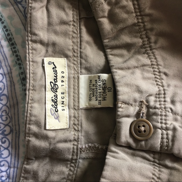 Eddie Bauer Khaki Shorts - Picture 2 of 5